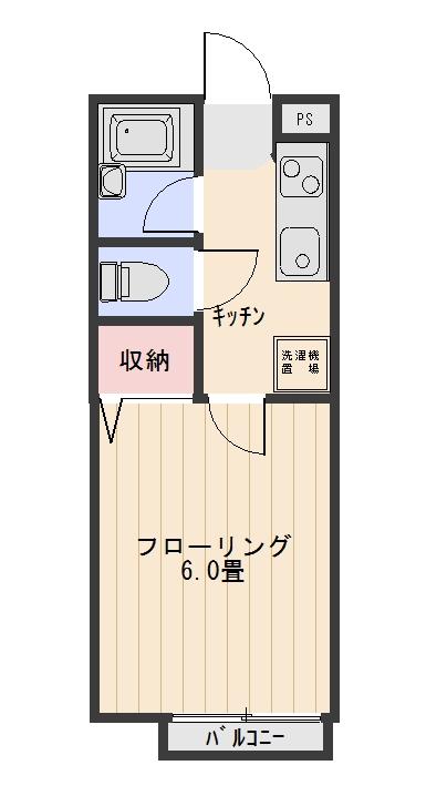 和の室　間取り図"